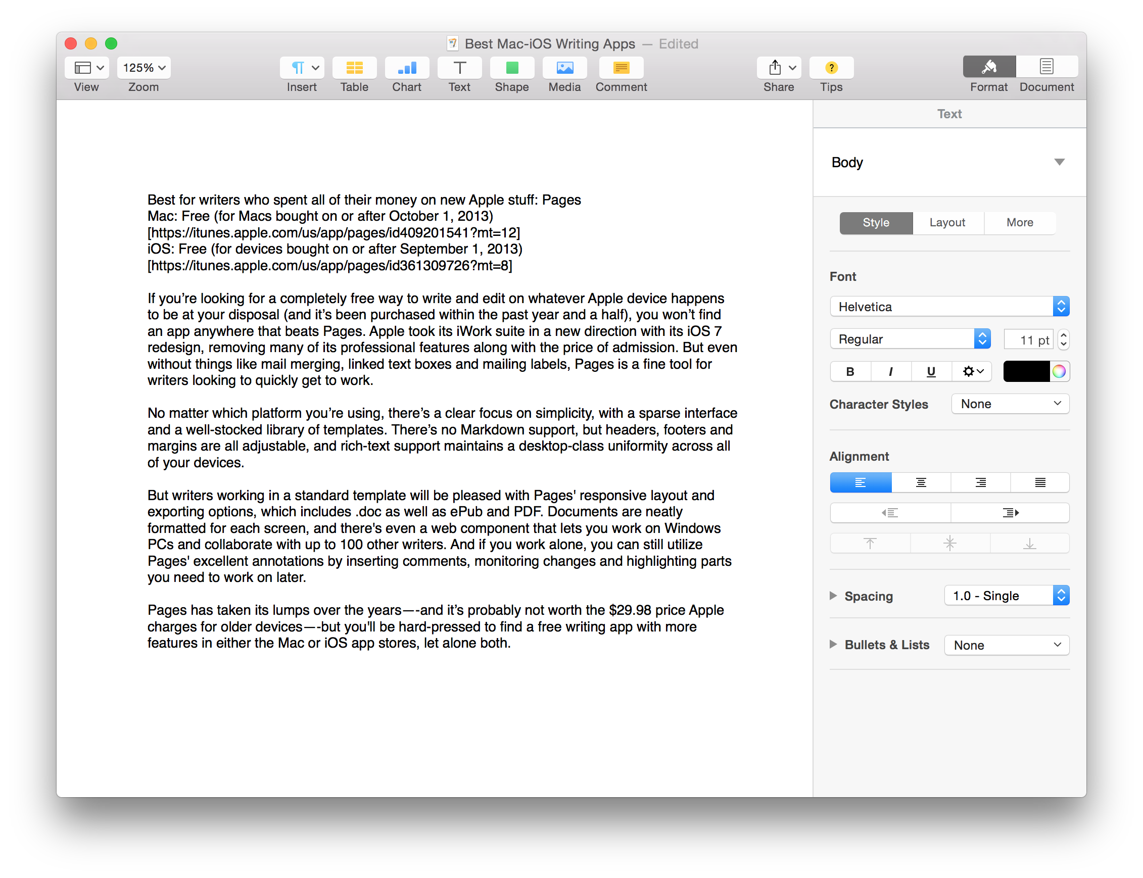 free text app for mac