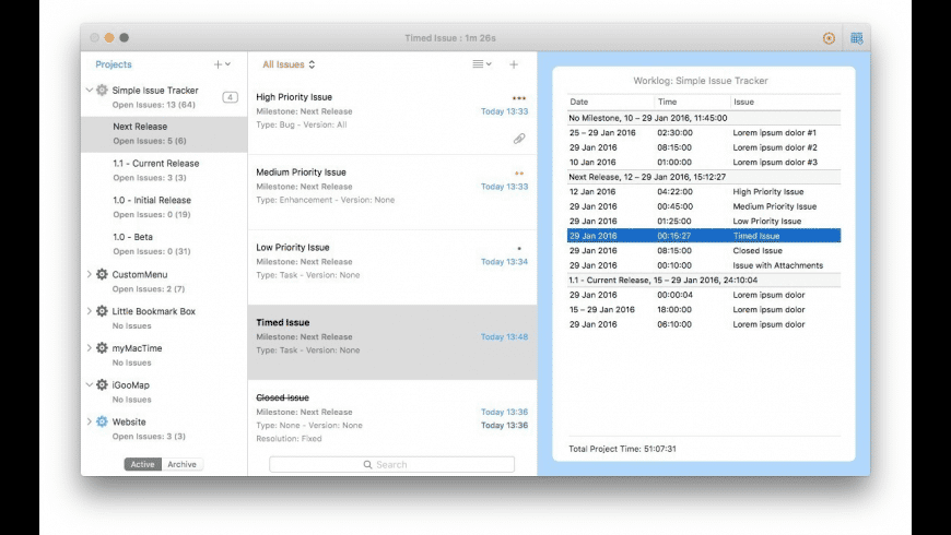 free time tracking internet for mac